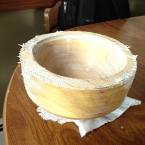 Rough Form Bowl from Log