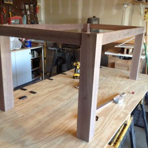 Dining Room Table Build – Part 2: Frame & Legs
