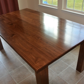 Dining Room Table Build – Part 4: Finish